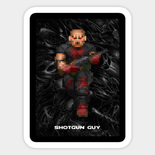 Shotgun Guy Sticker